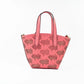 Michael Kors Kimber Small Tea Rose Leather 2-In-1 Zip Tote Messenger Bag Purse