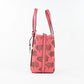 Michael Kors Kimber Small Tea Rose Leather 2-In-1 Zip Tote Messenger Bag Purse