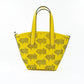 Michael Kors Kimber Small Daffodil Leather 2-In-1 Zip Tote Messenger Bag Purse