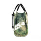 Marc Jacobs Mini Green Multi Splatter Paint Print Nylon Crossbody Tote Handbag