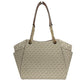 Michael Kors Jet Set Travel Large Logo Tote Vanilla