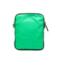 Versace Small Bright Green Nylon Fabric Medusa Crossbody Messenger Bag Purse