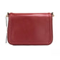 Marc Jacobs Medium Metal Signet Syrah Smooth Leather Flap Crossbody Purse Bag