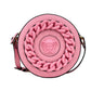 Versace Round Disco Leather Camera Case Crossbody Bag