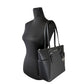Michael Kors Charlotte Leather Top Zip Tote Bag