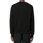 Black Cotton Sweatshirt