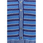 Blue Cotton Cardigan