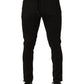 Black Wool Jogger Men Sweatpants Trouser Pants