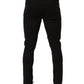 Black Wool Jogger Men Sweatpants Trouser Pants