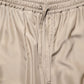 Brown Ruched Cargo Parachute Men Jogger Pants