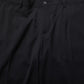 Black Wool Tapered Leg Dress Trouser Pants
