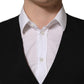 Black Wool Single Breasted Waistcoat Vest
