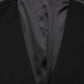 Black Wool Single Breasted Waistcoat Vest
