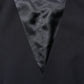 Black Wool Single Breasted Waistcoat Vest