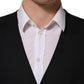 Black Wool Single Breasted Waistcoat Vest