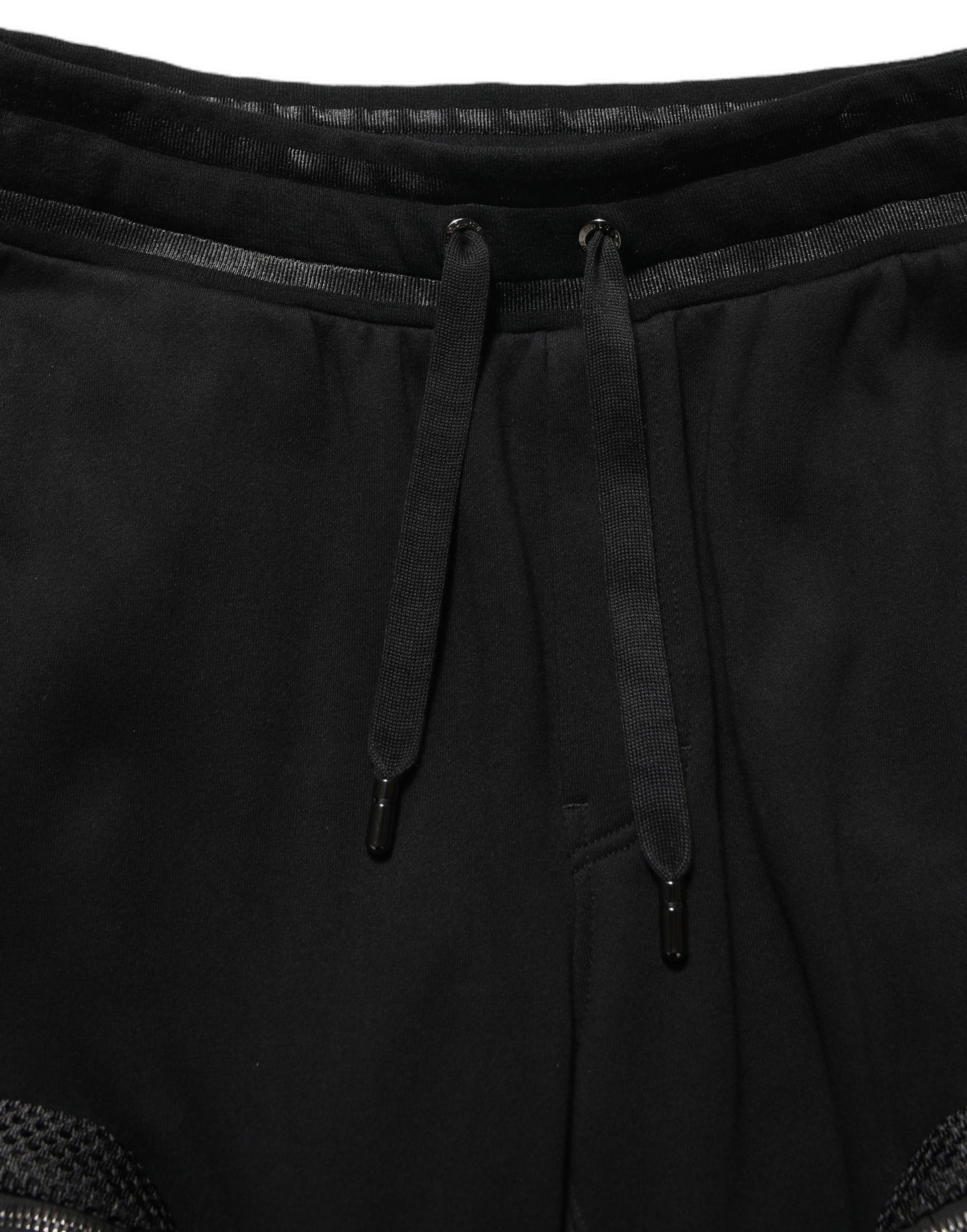 Black Mid Waist Cargo Jogger Sweatpants Pants