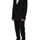 Black Linen Slim Fit Formal 2 Piece Suit