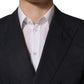 Blue Cotton Slim Fit Formal 2 Piece Men Suit