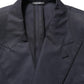 Blue Cotton Slim Fit Formal 2 Piece Men Suit
