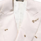 White Wool Slim Fit Formal 2 Piece Men Suit
