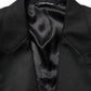 Black Wool Slim Fit Formal 2 Piece Men Suit