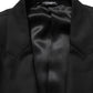 Black Wool Slim Fit Formal 2 Piece Men Suit