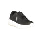 Black Polyurethane Women's Sneaker