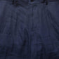 Blue Linen Straight Men Dress Trouser Pants
