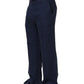 Blue Linen Straight Men Dress Trouser Pants