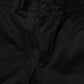 Black Cotton Tapered Leg Dress Trouser Pants