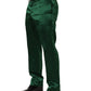 Dark Green Tapered Leg Dress Trouser Pants