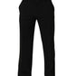 Black Wool Straight Men Dress Trouser Pants