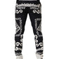 Black Cotton Poplin MarinaPrint Trouser Pants