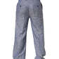 Light Blue Linen Straight Dress Trouser Pants