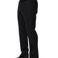 Black Wool Tapered Leg Dress Trouser Pants