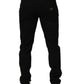 Black Cotton Stretch Skinny Men Denim Jeans