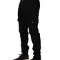 Black Cotton Stretch Skinny Men Denim Jeans