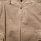 Brown Mid Waist Cargo Straight Trouser Pants