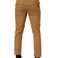 Brown MidWaist Skinny Jogger Sweatpants Pants