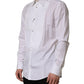 White GOLD Long Sleeves Bib Men Dress Shirt