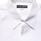 White GOLD Long Sleeves Bib Men Dress Shirt