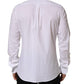White MARTINI Long Sleeves Men Dress Shirt