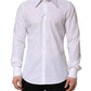 White MARTINI Long Sleeves Men Dress Shirt