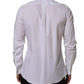 White MARTINI Long Sleeves Men Dress Shirt