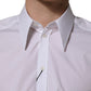White MARTINI Long Sleeves Men Dress Shirt