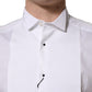 White Cotton MARTINI Sleeveless Men Dress Shirt