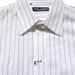 White Stripes Cotton Men Formal Dress Shirt