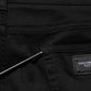 Black Cotton Stretch Skinny Men Denim Jeans