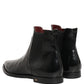 Black Chelsea Slip On Men Ankle Boots Shoes