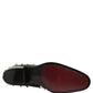 Black Crystal Embellished Short Boots Shoes